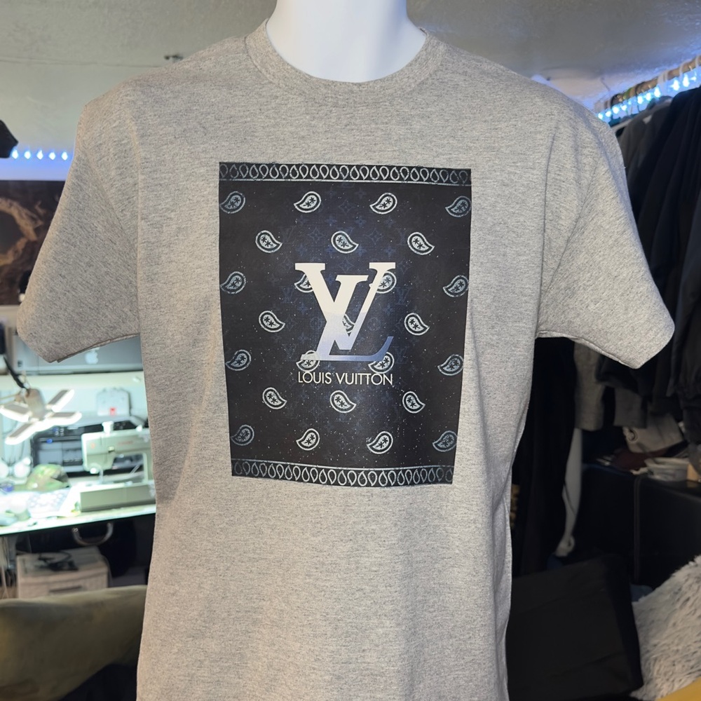 Amoeba Louie - New Grey 100% cotton casual Fit T Shirt -